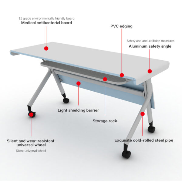 Hospital, health center, clinic, medical treatment table, doctor's examination table, office medical furniture, reception&examination table - Image 3