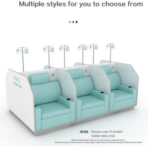 Infusion chair single， three-seater stainless steel drip chair，medical hospital clinic row chair，infusion sofa waiting chair