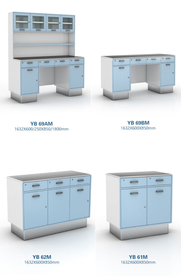 Western medicine cabinet， clinic medical pharmacy display cabinet， treatment room disposal table，hospital drug dispensing cabinet shelf - Image 4