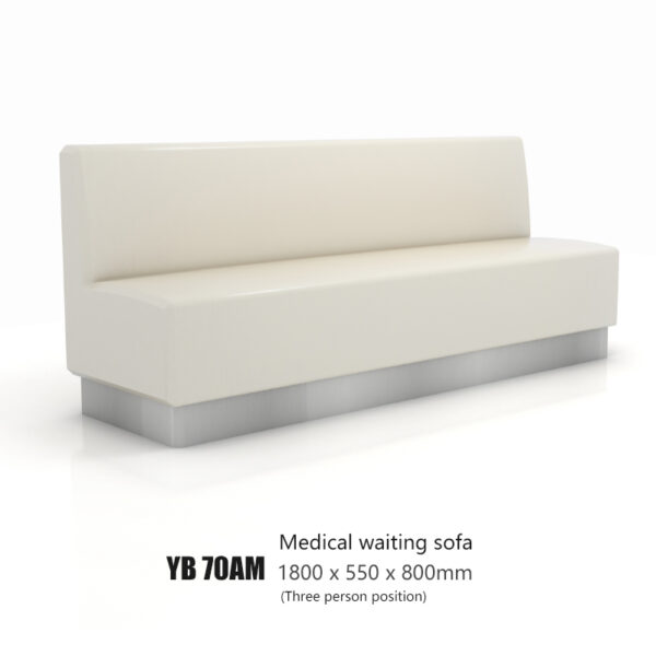 Infusion chair， three-seater stainless steel drip chair，medical hospital clinic row chair，infusion sofa waiting chair,cenema sofa – Image 2